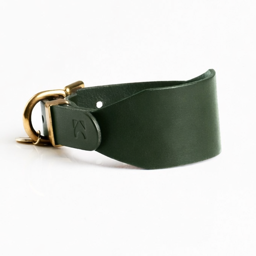 Leather Sighthound Dog Collar